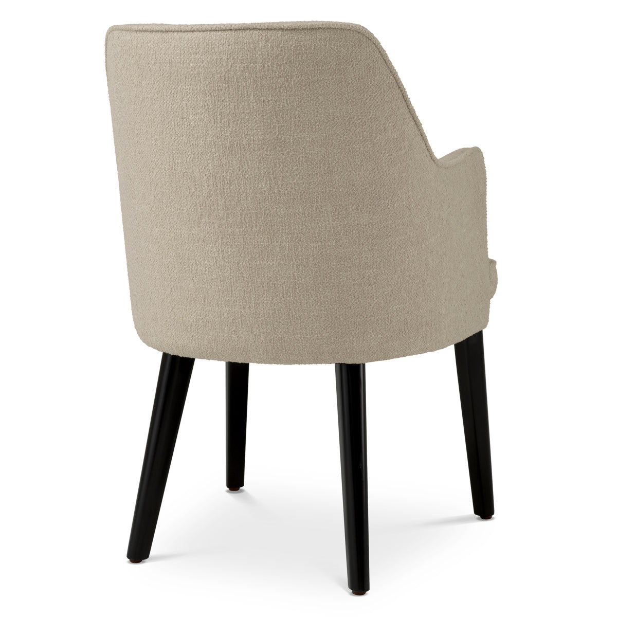 Ecru Fabric Dining Chair Lavinia | Eichholtz Miami