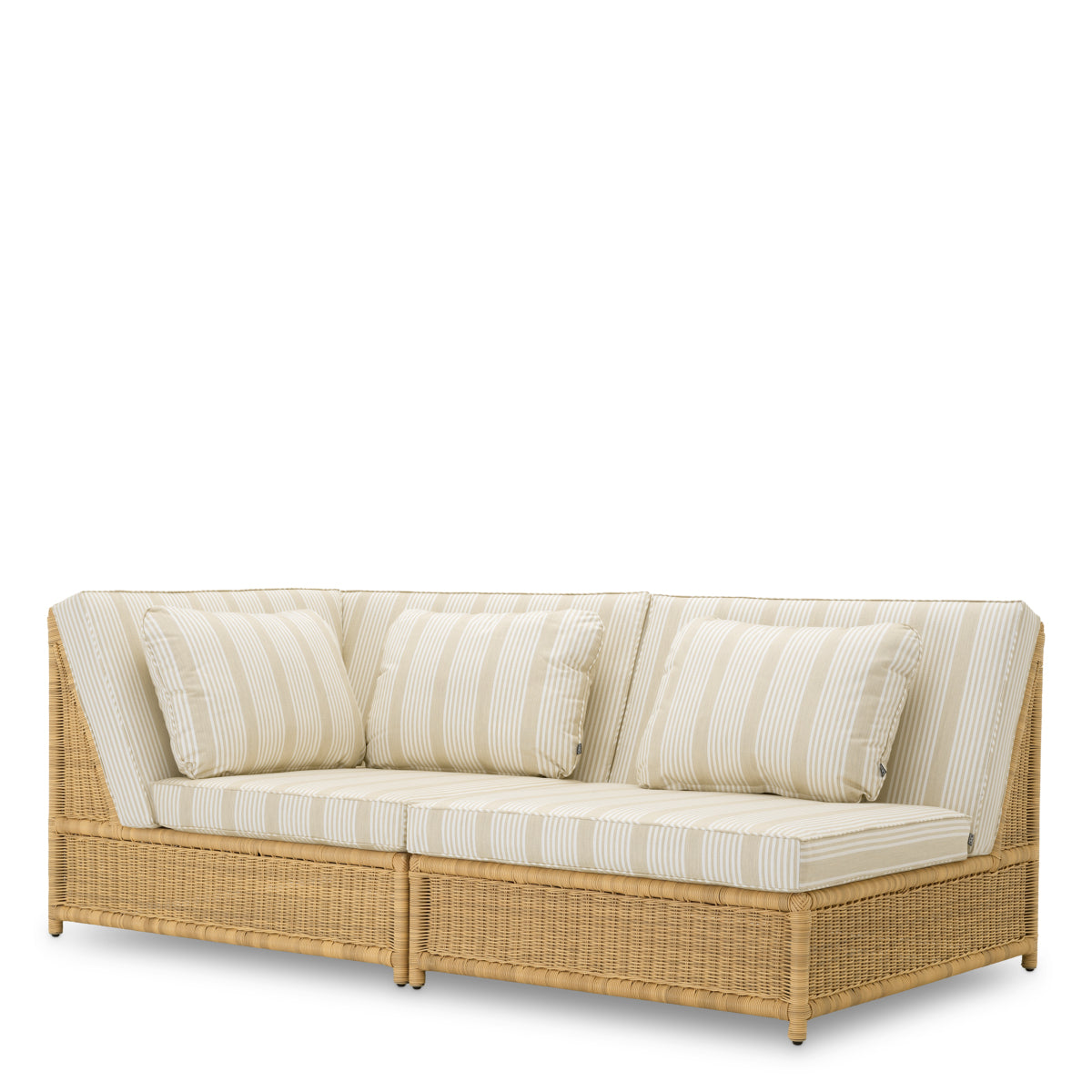 Outdoor Modular Rattan Chair Hampton | Eichholtz Miami