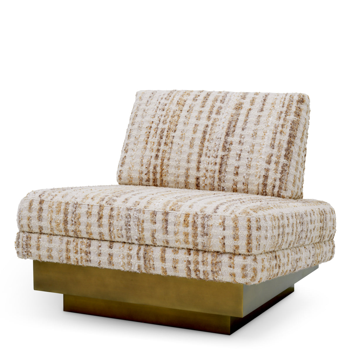 Beige Fabric Lounge Chair Rubina | Eichholtz Miami