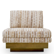Beige Fabric Lounge Chair Rubina | Eichholtz Miami