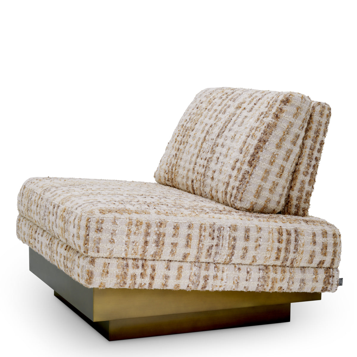 Beige Fabric Lounge Chair Rubina | Eichholtz Miami