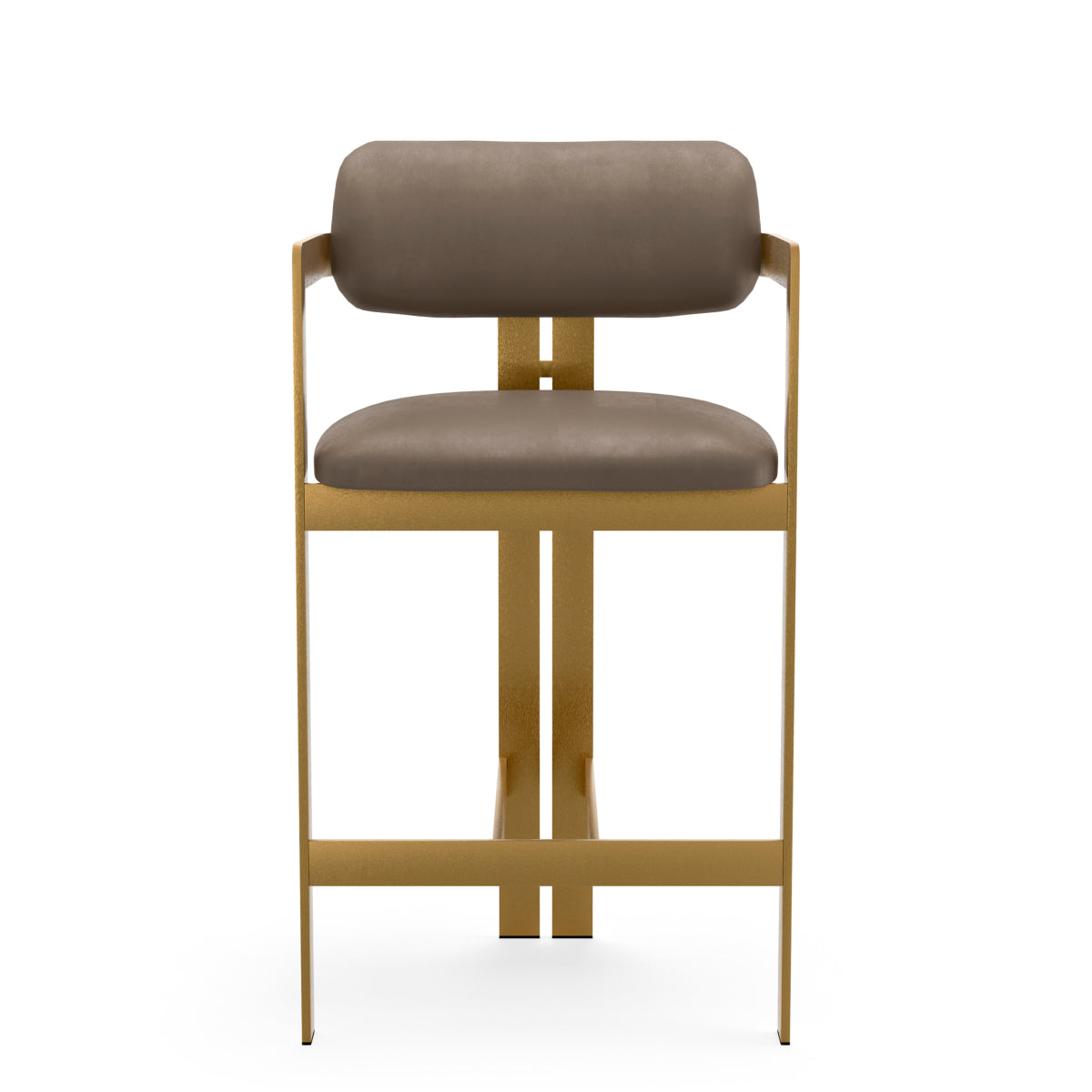 Leather Upholstered Counter Stool Donato | Eichholtz Miami