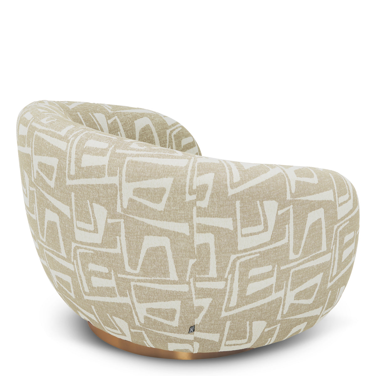Upholstered Lounge Swivel Chair Brice | Eichholtz Miami