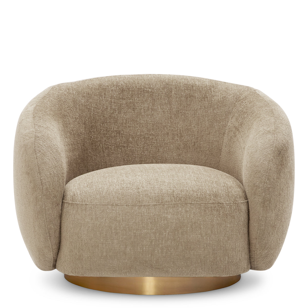 Upholstered Lounge Swivel Chair Brice | Eichholtz Miami