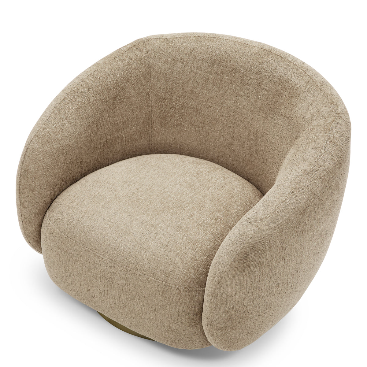 Upholstered Lounge Swivel Chair Brice | Eichholtz Miami