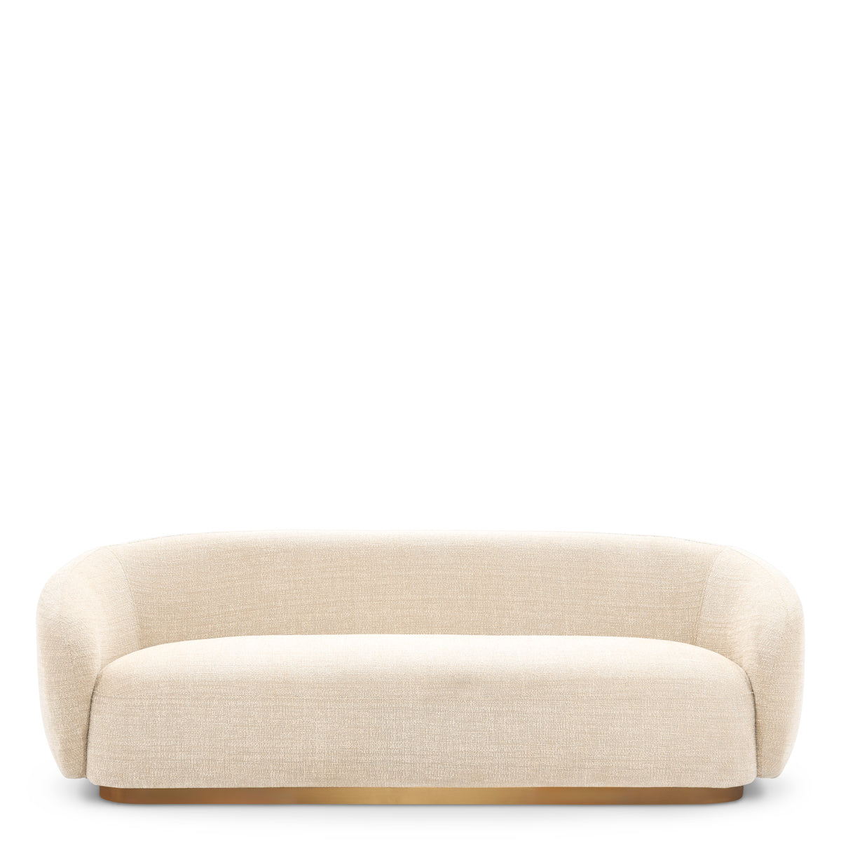 Brass Base Upholstered Sofa Brice | C | Eichholtz Miami