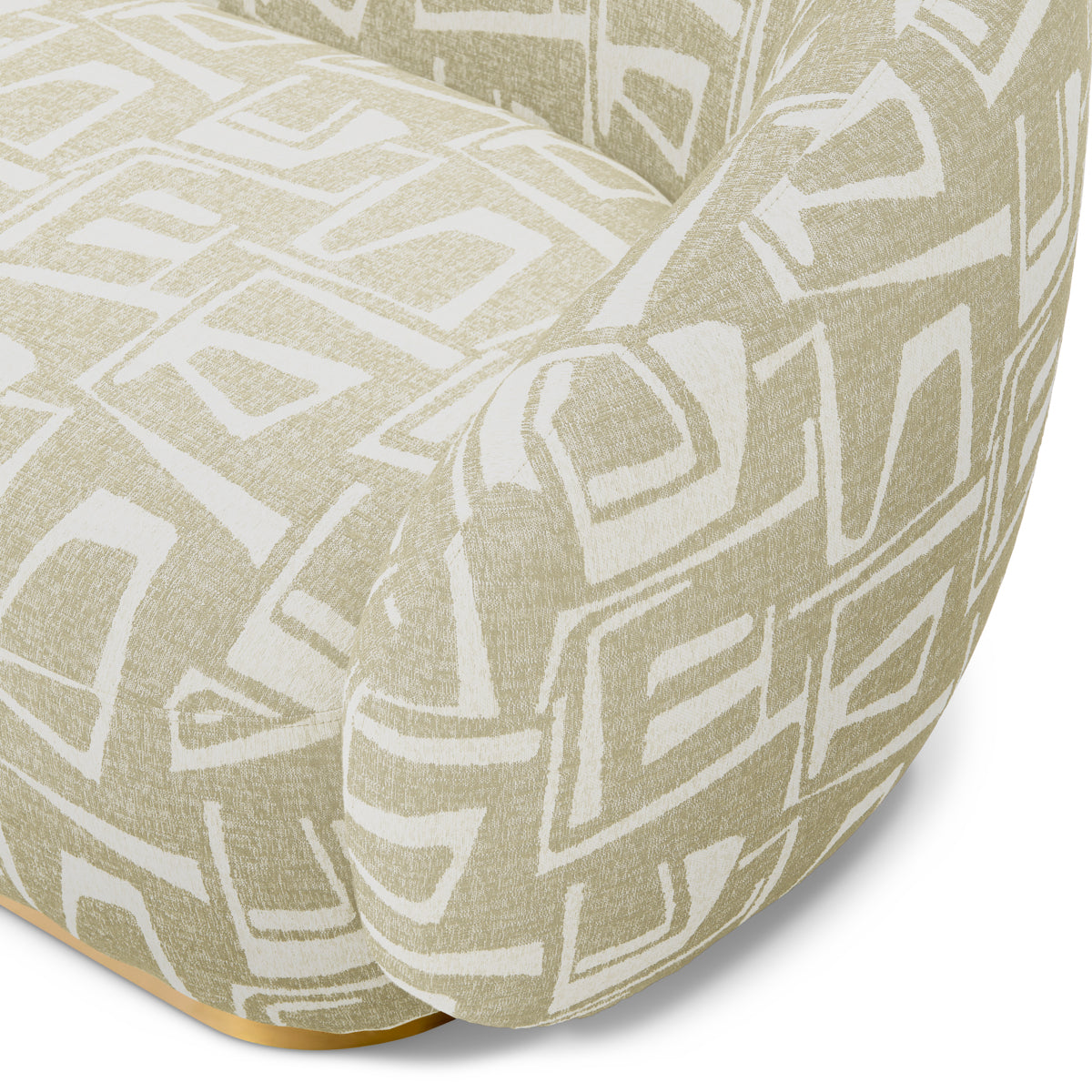 Brass Base Upholstered Sofa Brice | B | Eichholtz Miami
