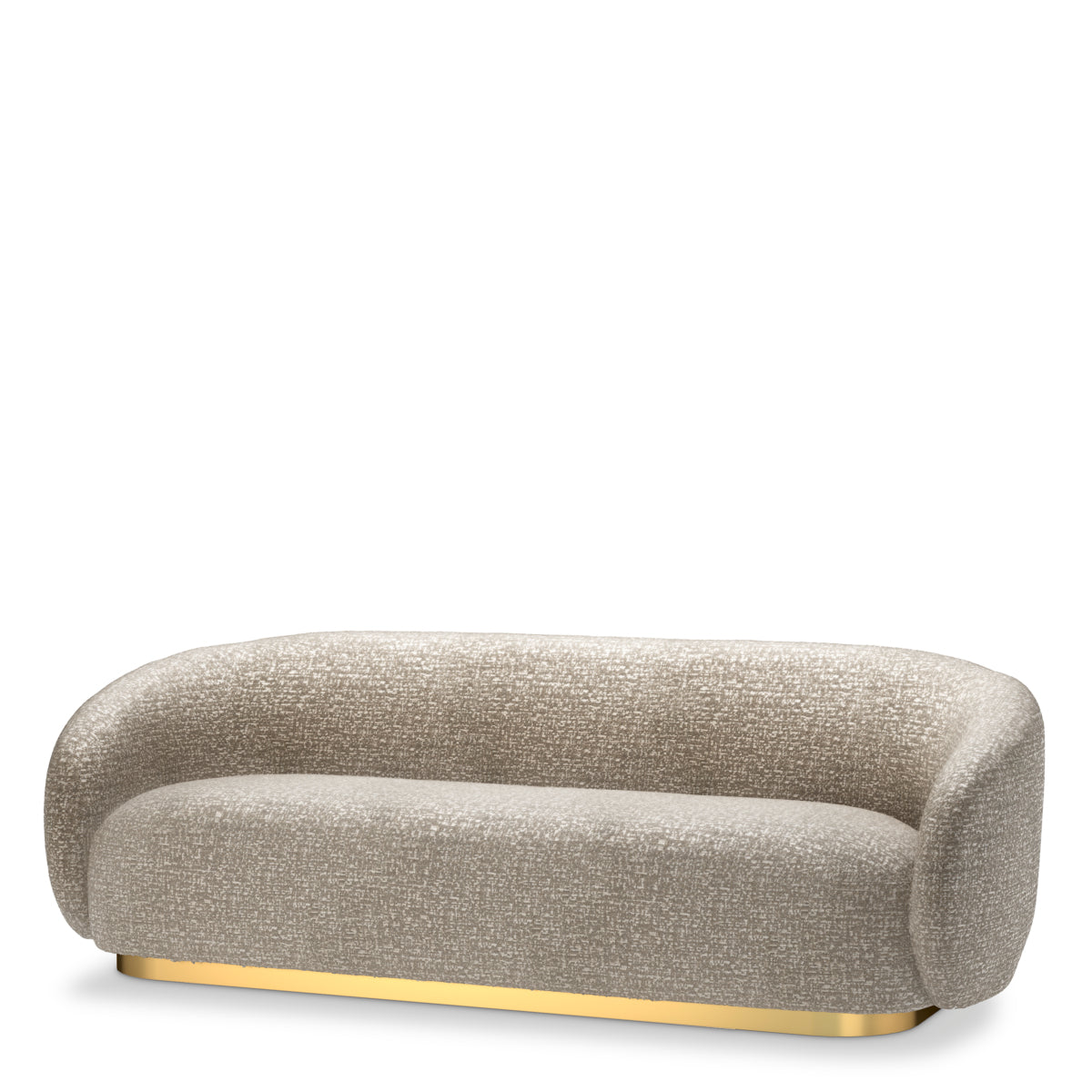 Brass Base Upholstered Sofa Brice | D | Eichholtz Miami