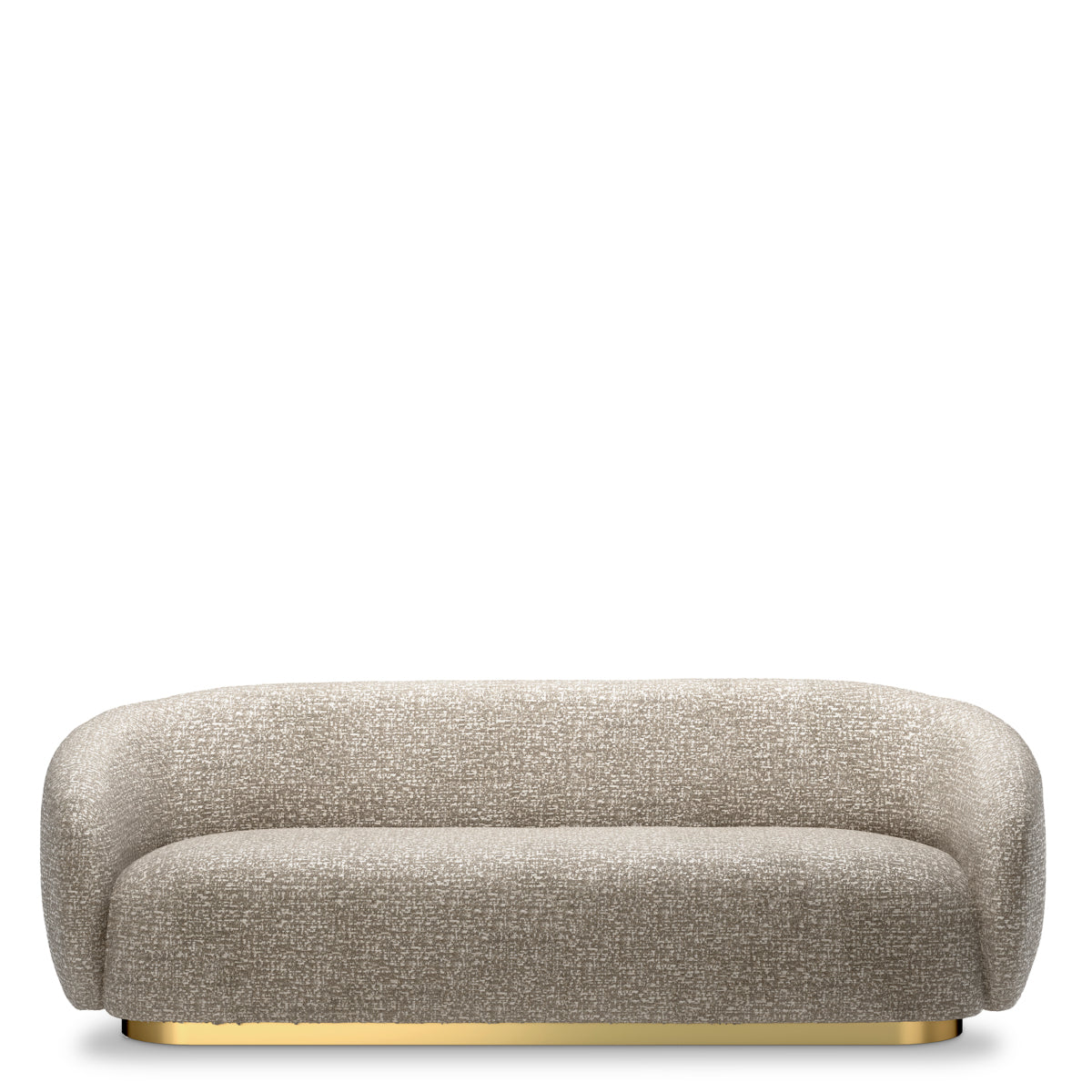Brass Base Upholstered Sofa Brice | D | Eichholtz Miami