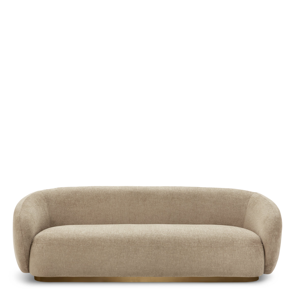 Brass Base Upholstered Sofa Brice | A | Eichholtz Miami