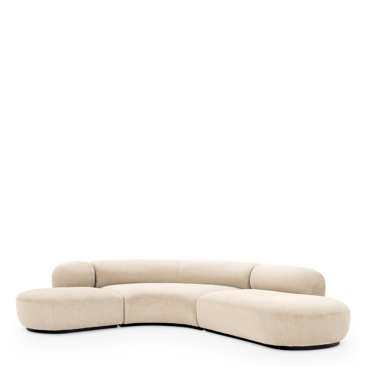Upholstered Curved Sofa L Björn | C | Eichholtz Miami