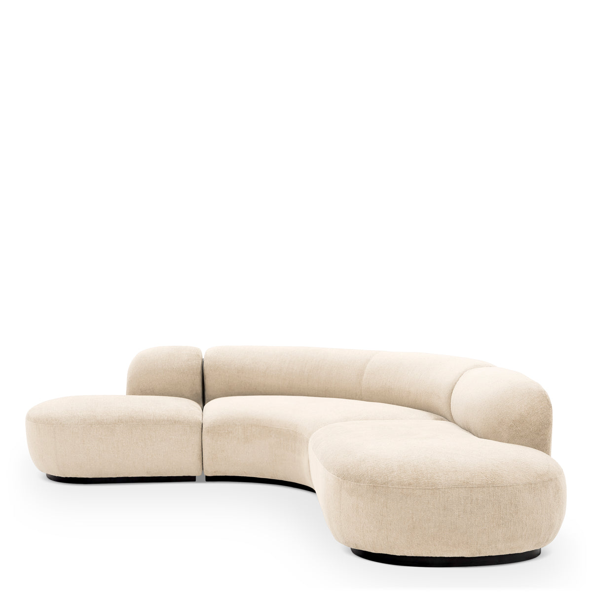 Upholstered Curved Sofa L Björn | C | Eichholtz Miami