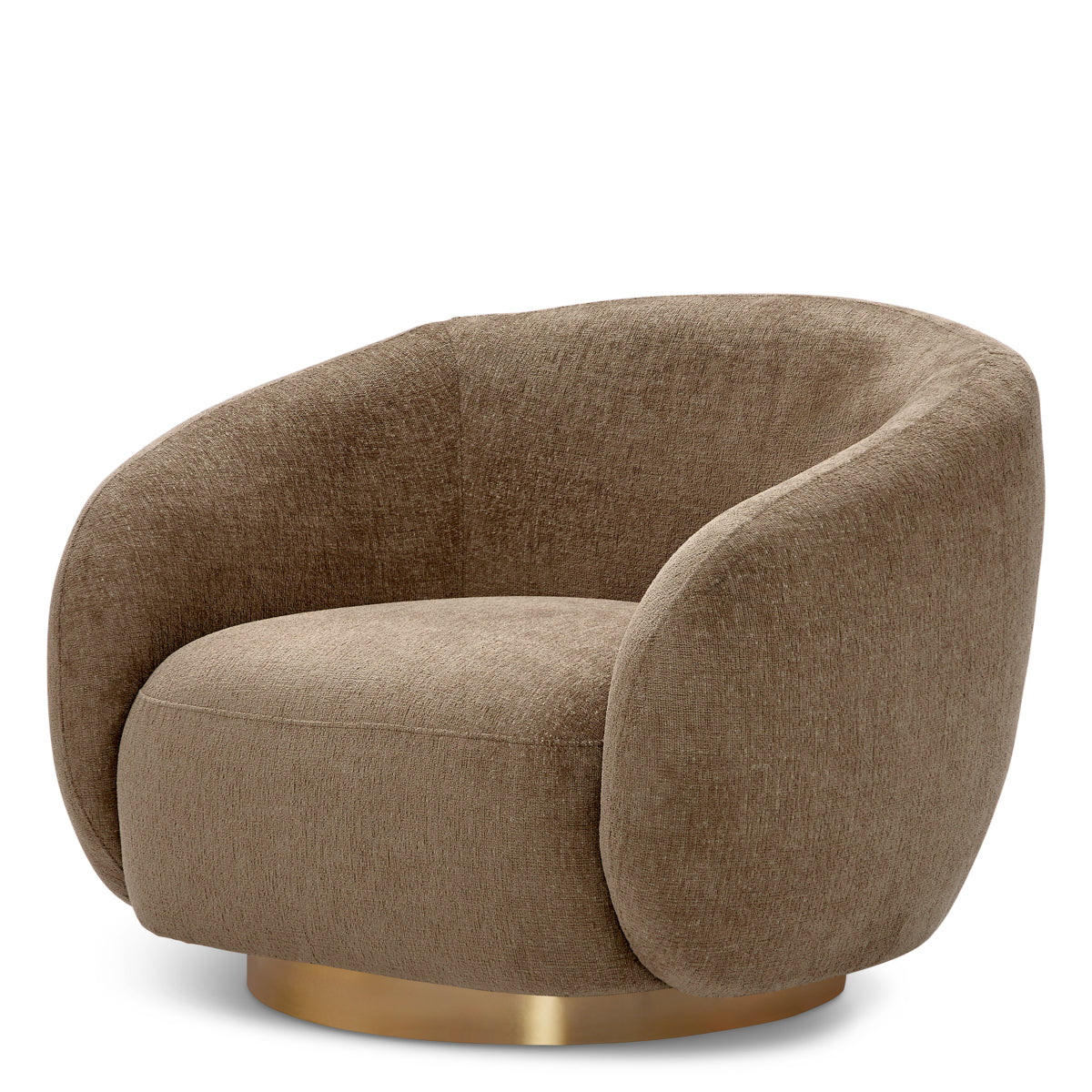 Upholstered Lounge Swivel Chair Brice | Eichholtz Miami