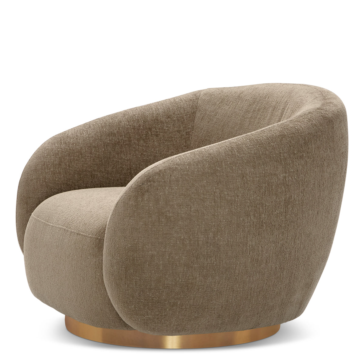 Upholstered Lounge Swivel Chair Brice | Eichholtz Miami