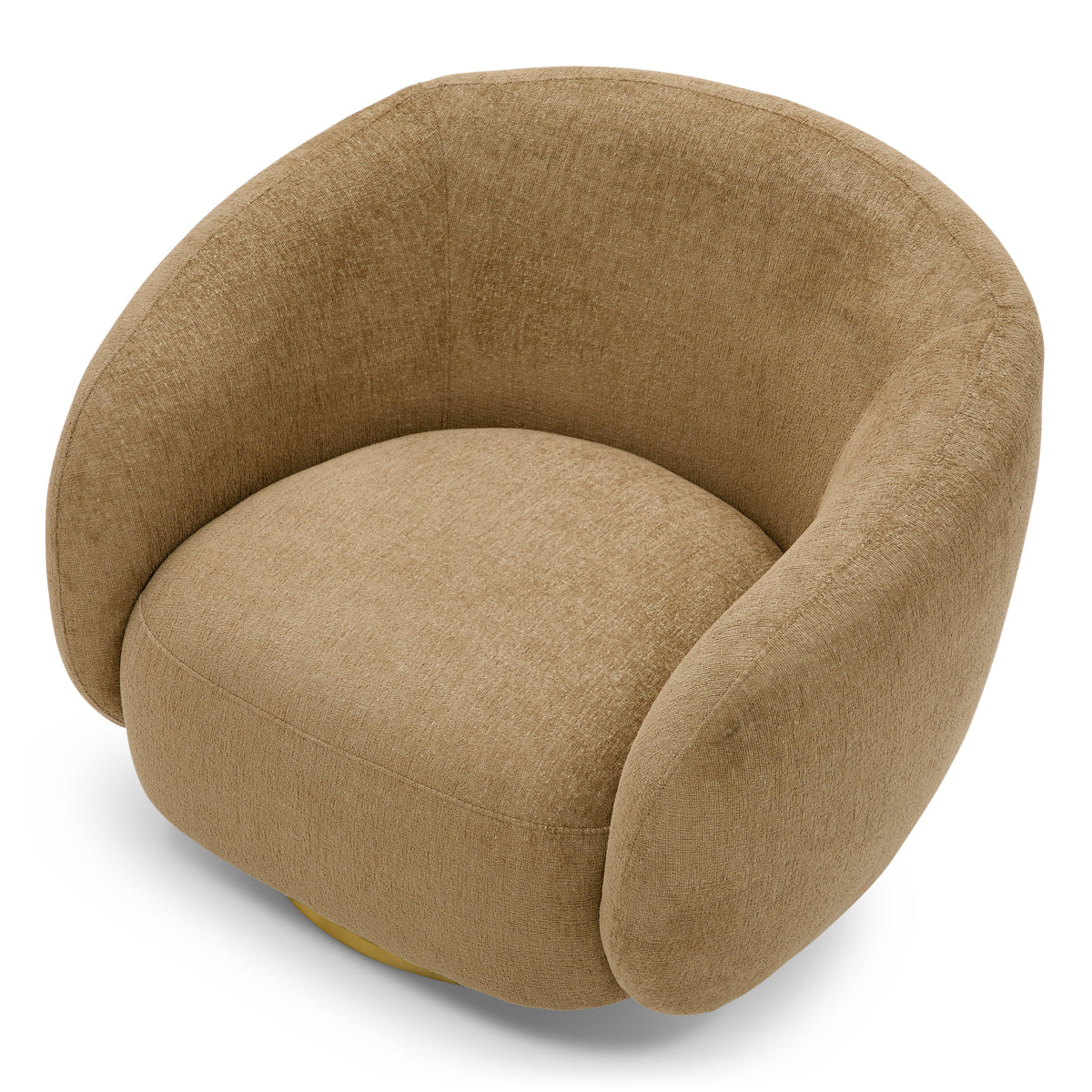 Upholstered Lounge Swivel Chair Brice | Eichholtz Miami