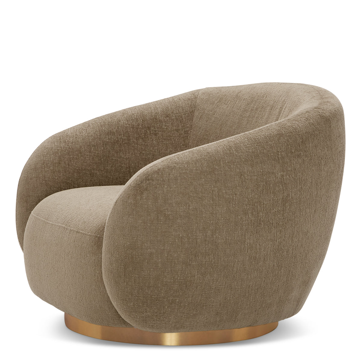 Upholstered Lounge Swivel Chair Brice | Eichholtz Miami