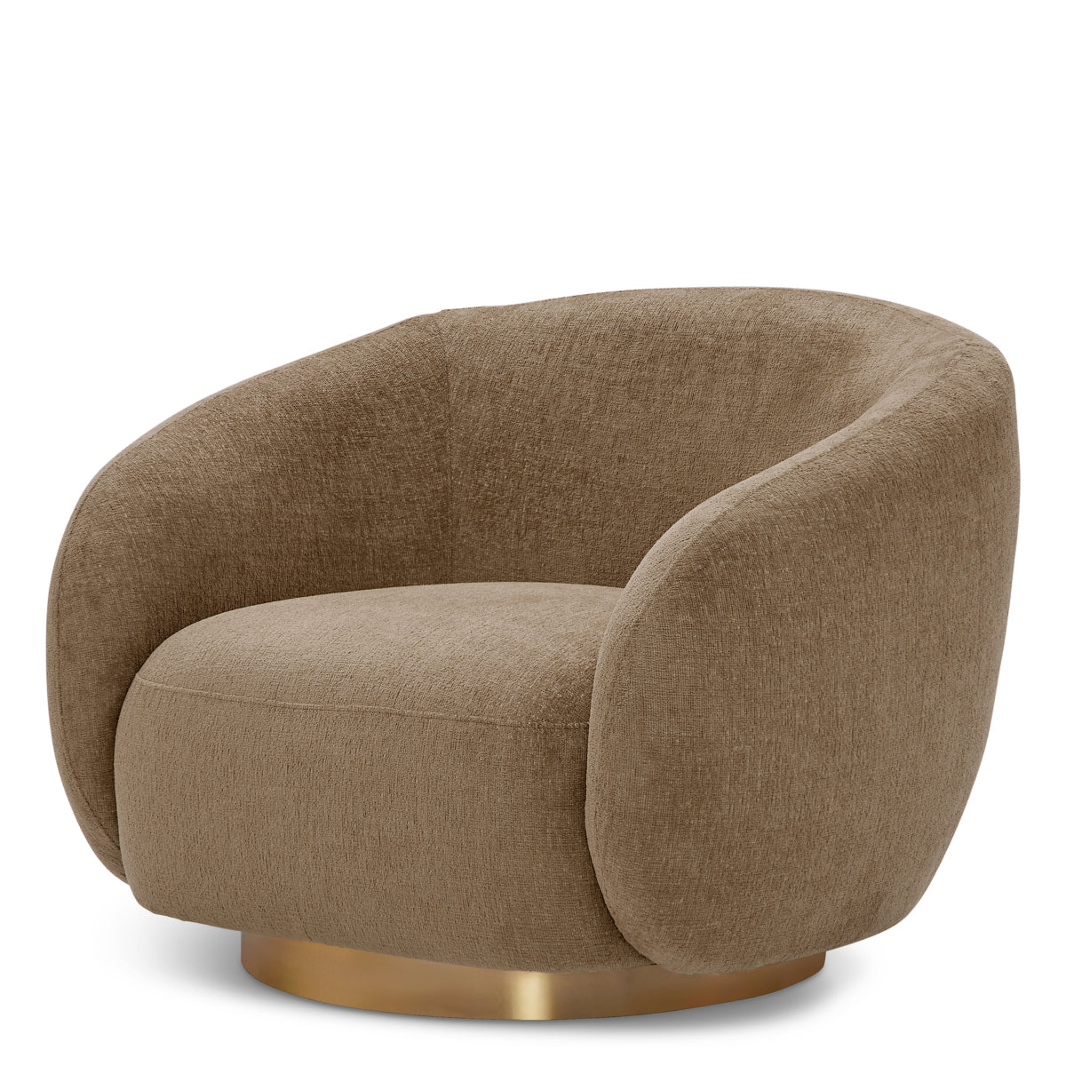 Upholstered Lounge Swivel Chair Brice | Eichholtz Miami