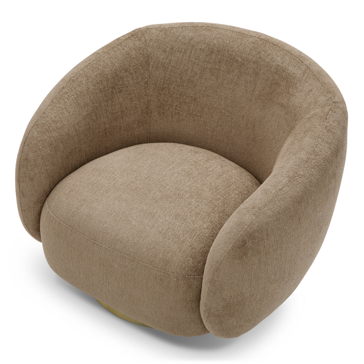 Upholstered Lounge Swivel Chair Brice | Eichholtz Miami