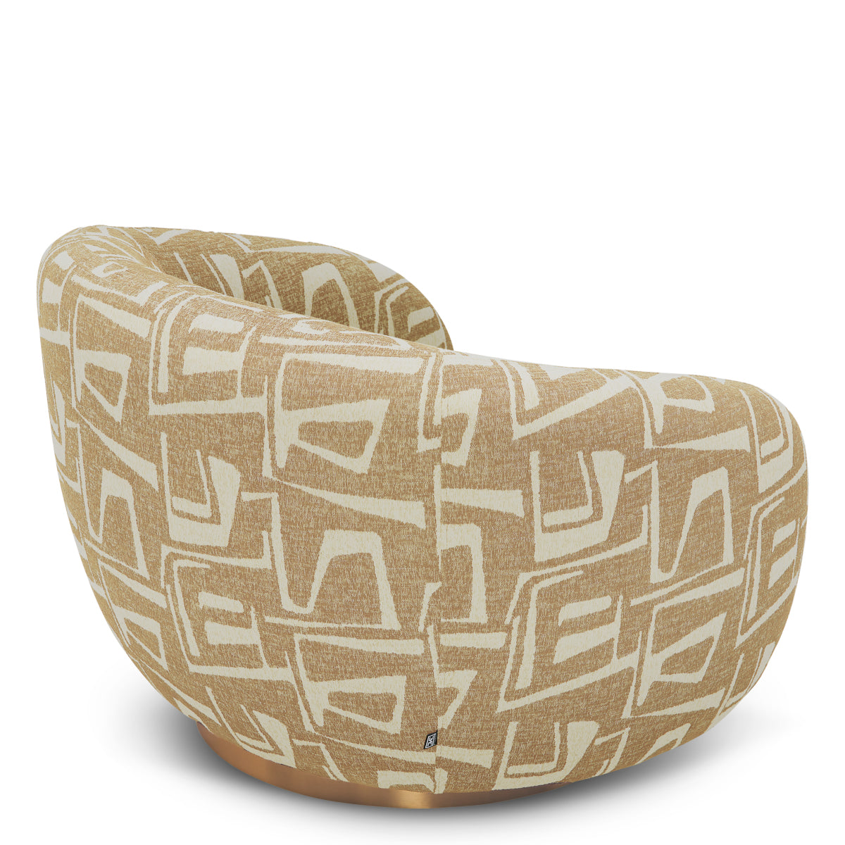 Upholstered Lounge Swivel Chair Brice | Eichholtz Miami