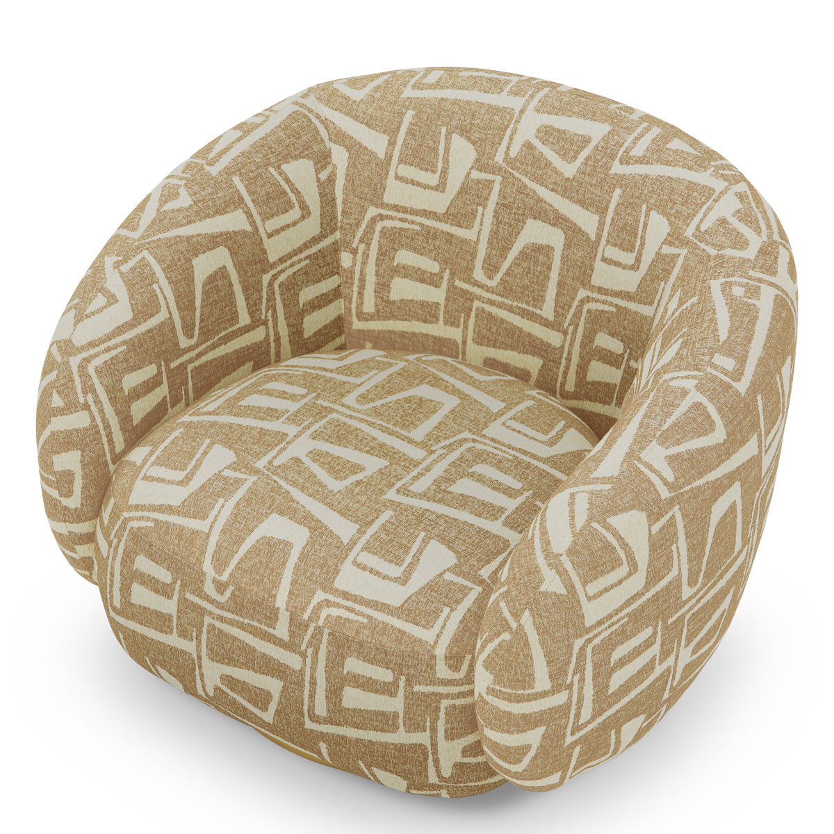 Upholstered Lounge Swivel Chair Brice | Eichholtz Miami
