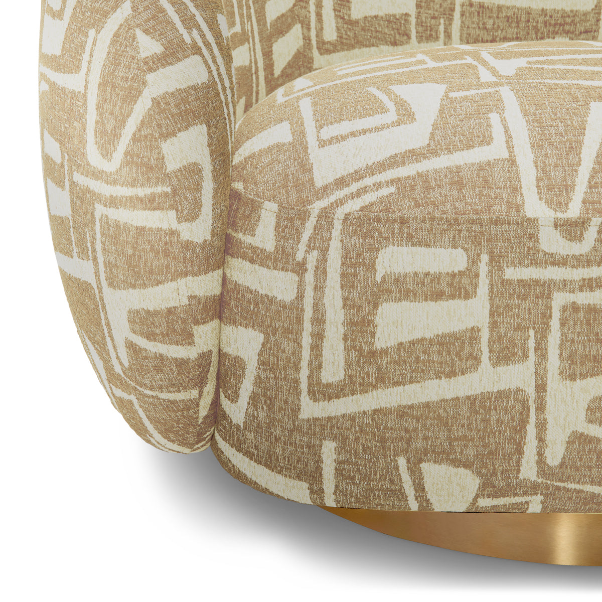 Upholstered Lounge Swivel Chair Brice | Eichholtz Miami