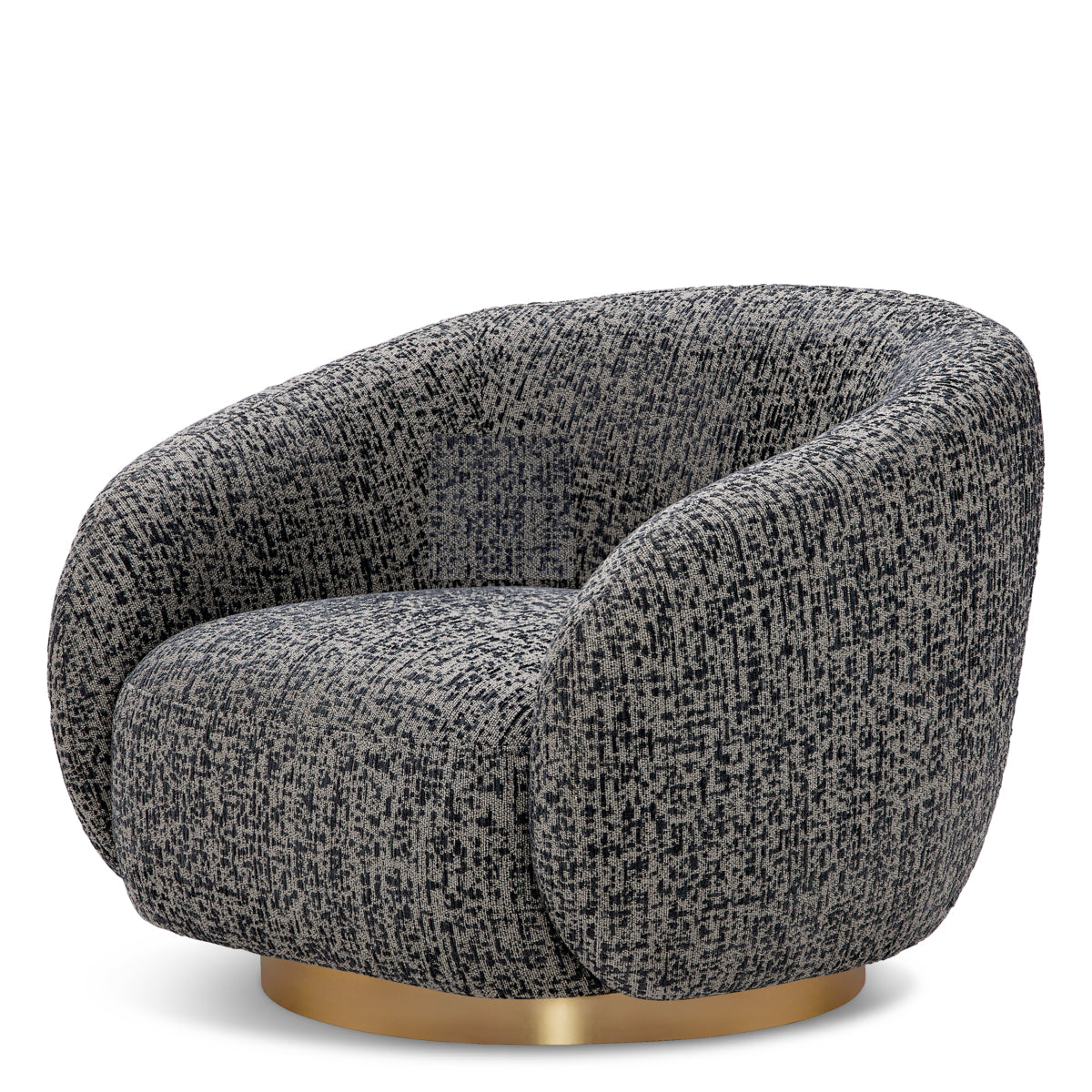Upholstered Lounge Swivel Chair Brice | Eichholtz Miami