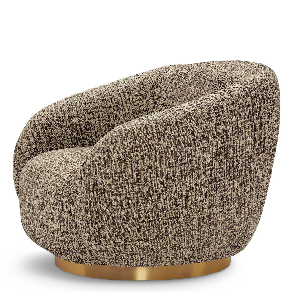 Upholstered Lounge Swivel Chair Brice | Eichholtz Miami