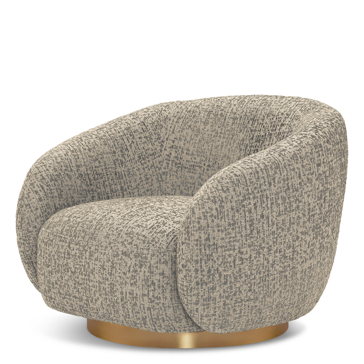 Upholstered Lounge Swivel Chair Brice | Eichholtz Miami