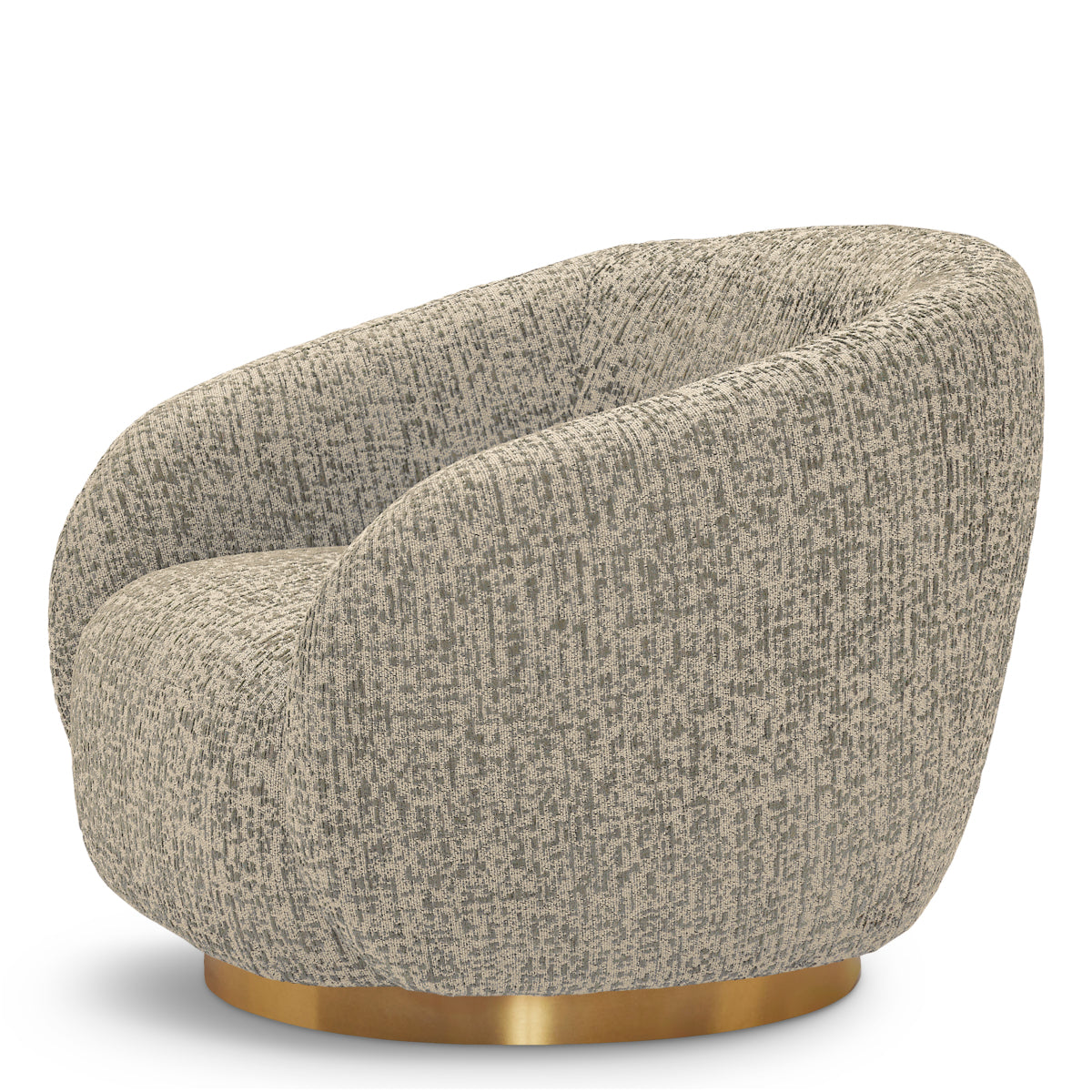Upholstered Lounge Swivel Chair Brice | Eichholtz Miami