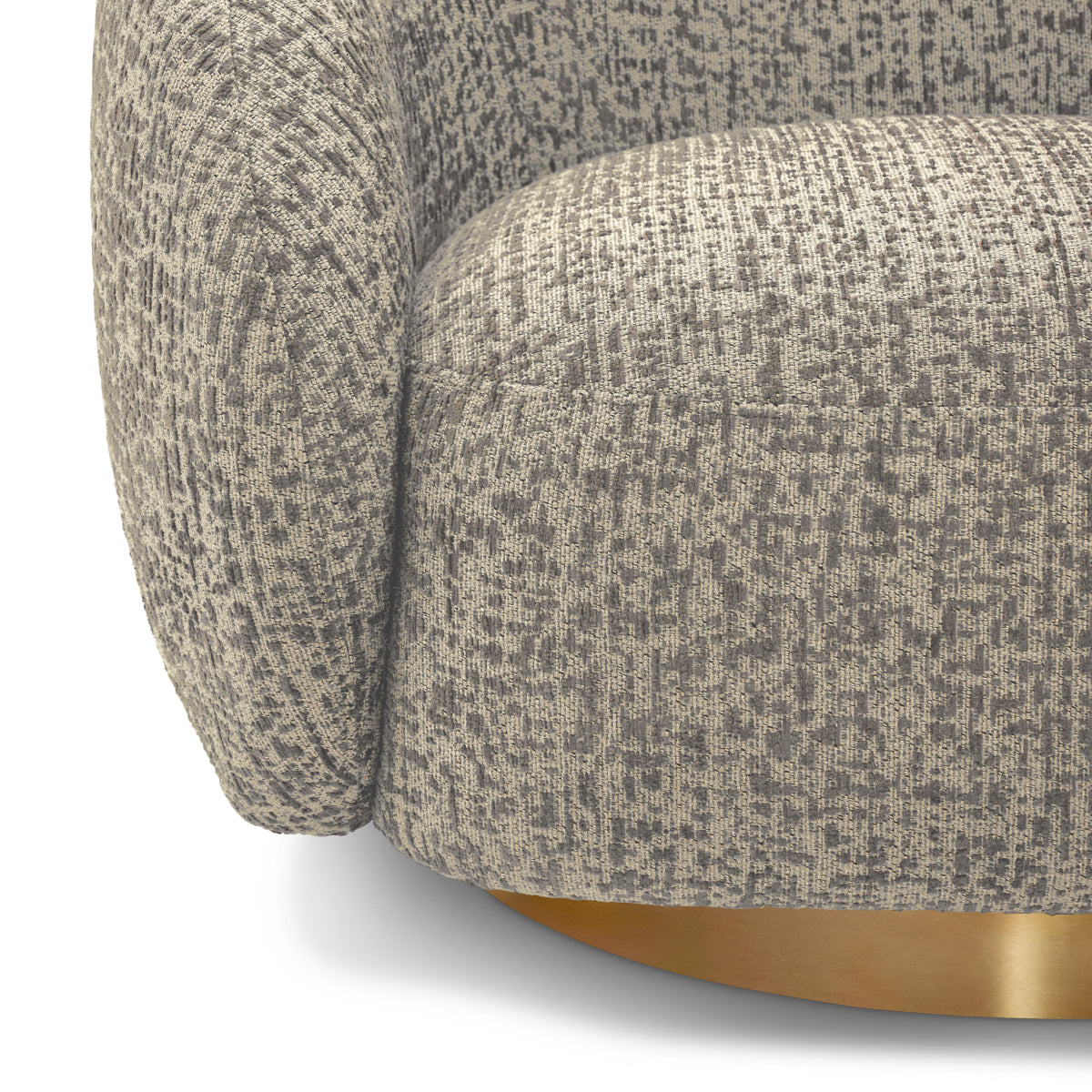 Upholstered Lounge Swivel Chair Brice | Eichholtz Miami