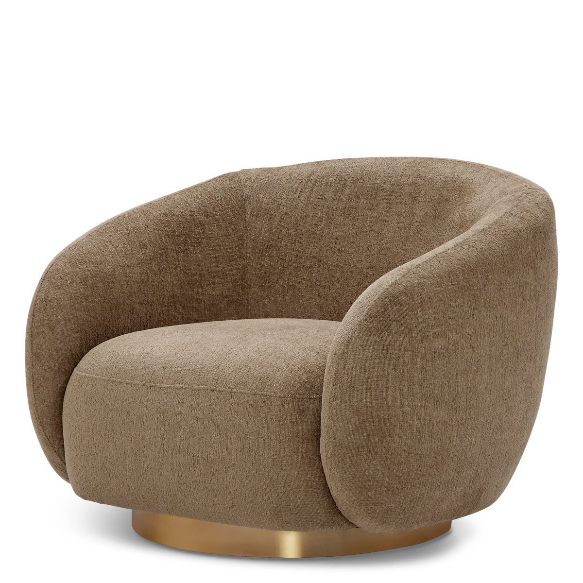 Upholstered Lounge Swivel Chair Brice | Eichholtz Miami