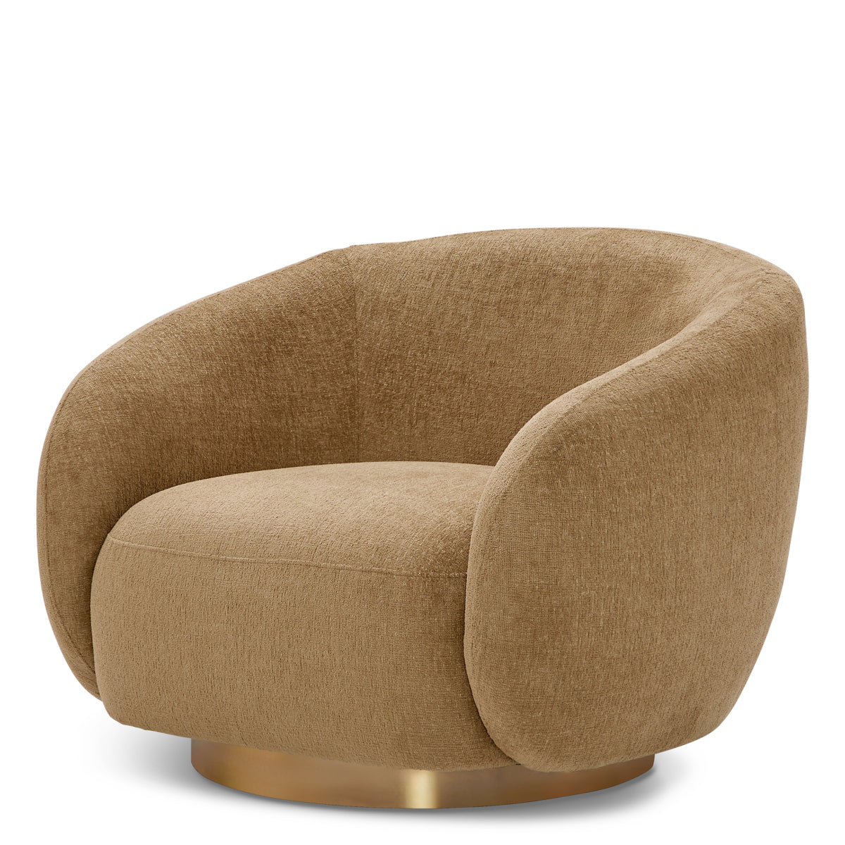 Upholstered Lounge Swivel Chair Brice | Eichholtz Miami