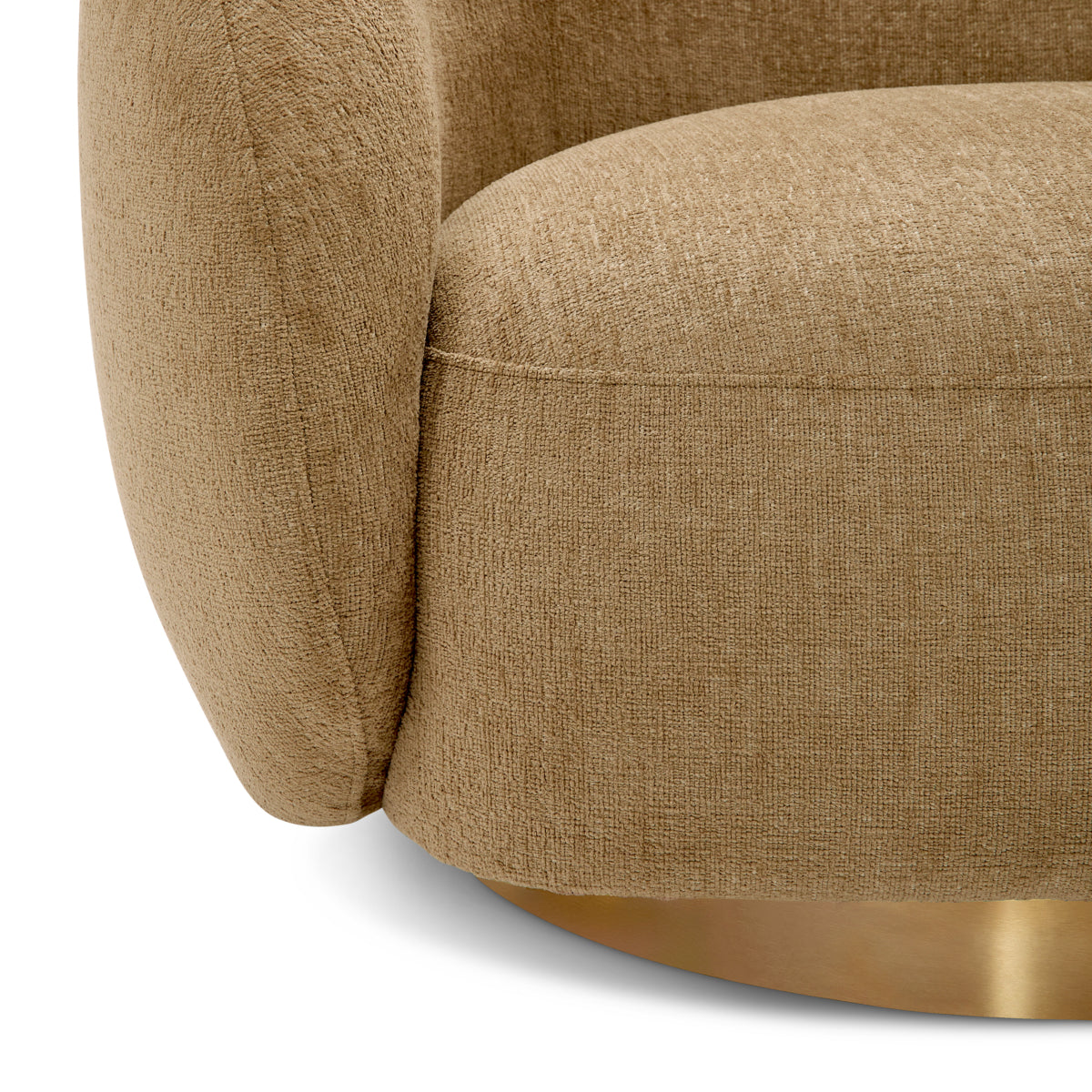 Upholstered Lounge Swivel Chair Brice | Eichholtz Miami
