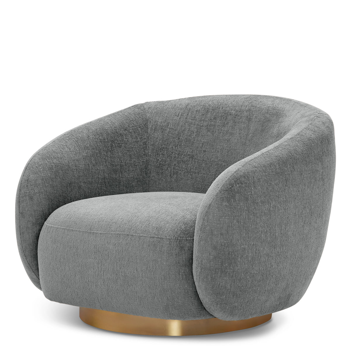 Upholstered Lounge Swivel Chair Brice | Eichholtz Miami