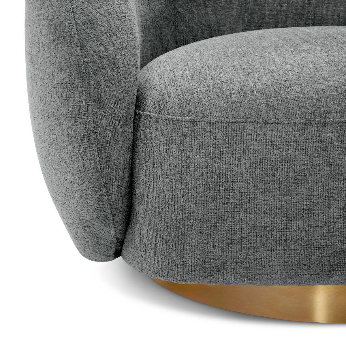 Upholstered Lounge Swivel Chair Brice | Eichholtz Miami