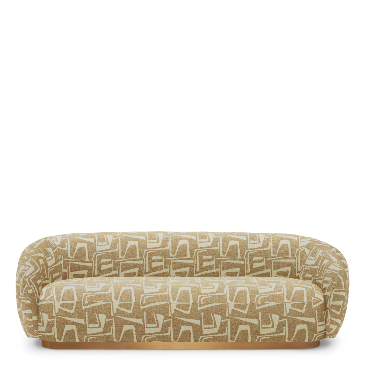 Brass Base Upholstered Sofa Brice | B | Eichholtz Miami
