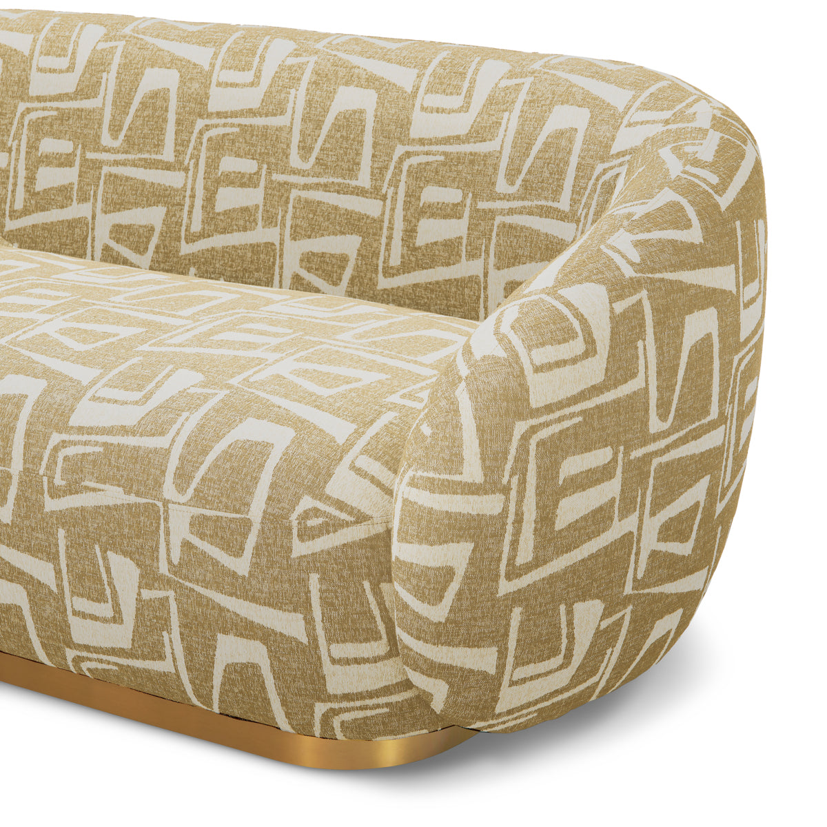 Brass Base Upholstered Sofa Brice | B | Eichholtz Miami