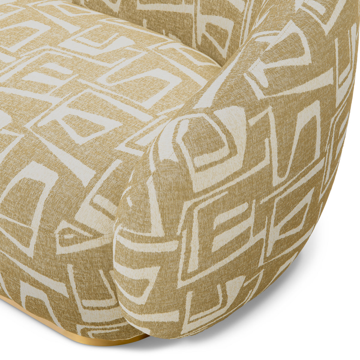 Brass Base Upholstered Sofa Brice | B | Eichholtz Miami