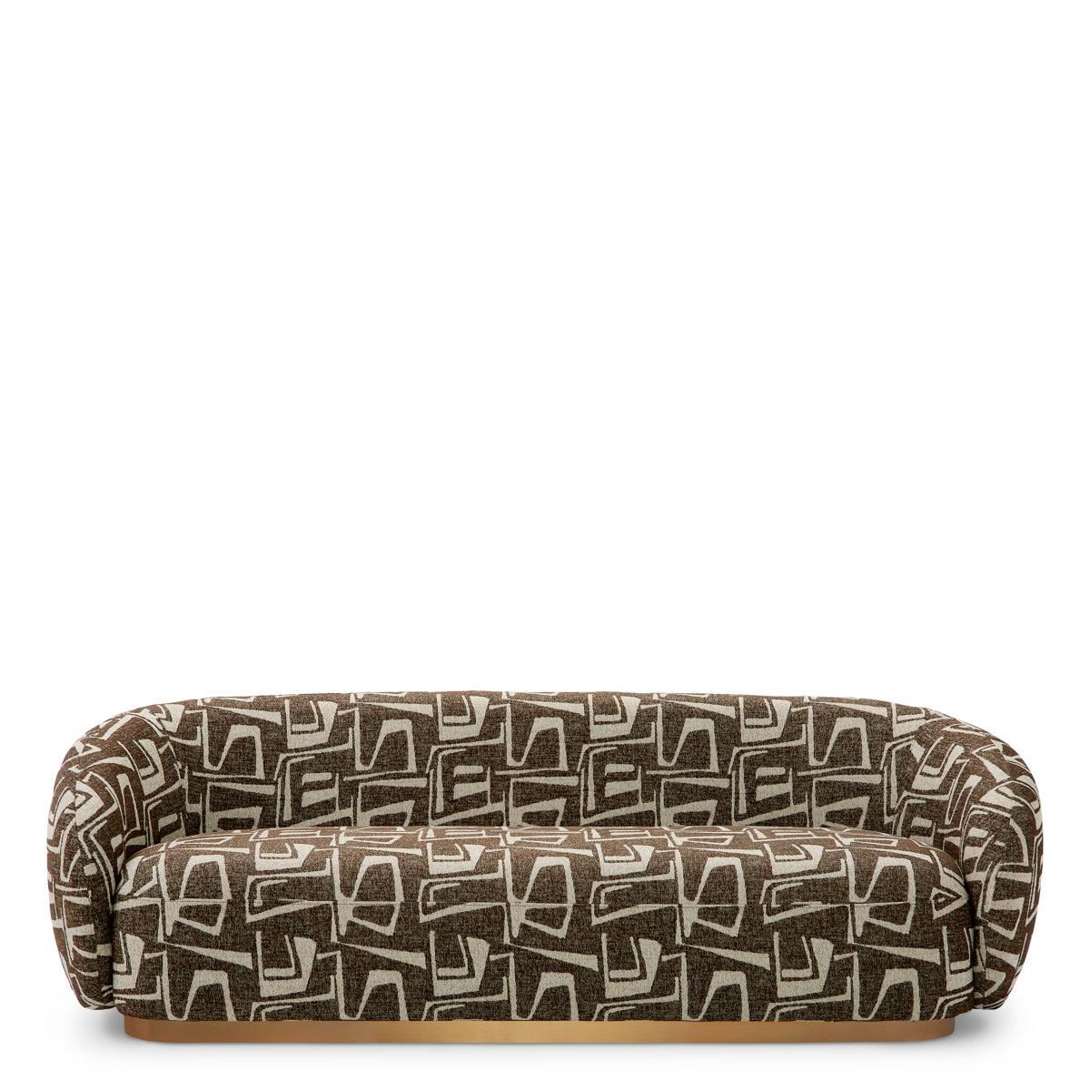 Brass Base Upholstered Sofa Brice | B | Eichholtz Miami