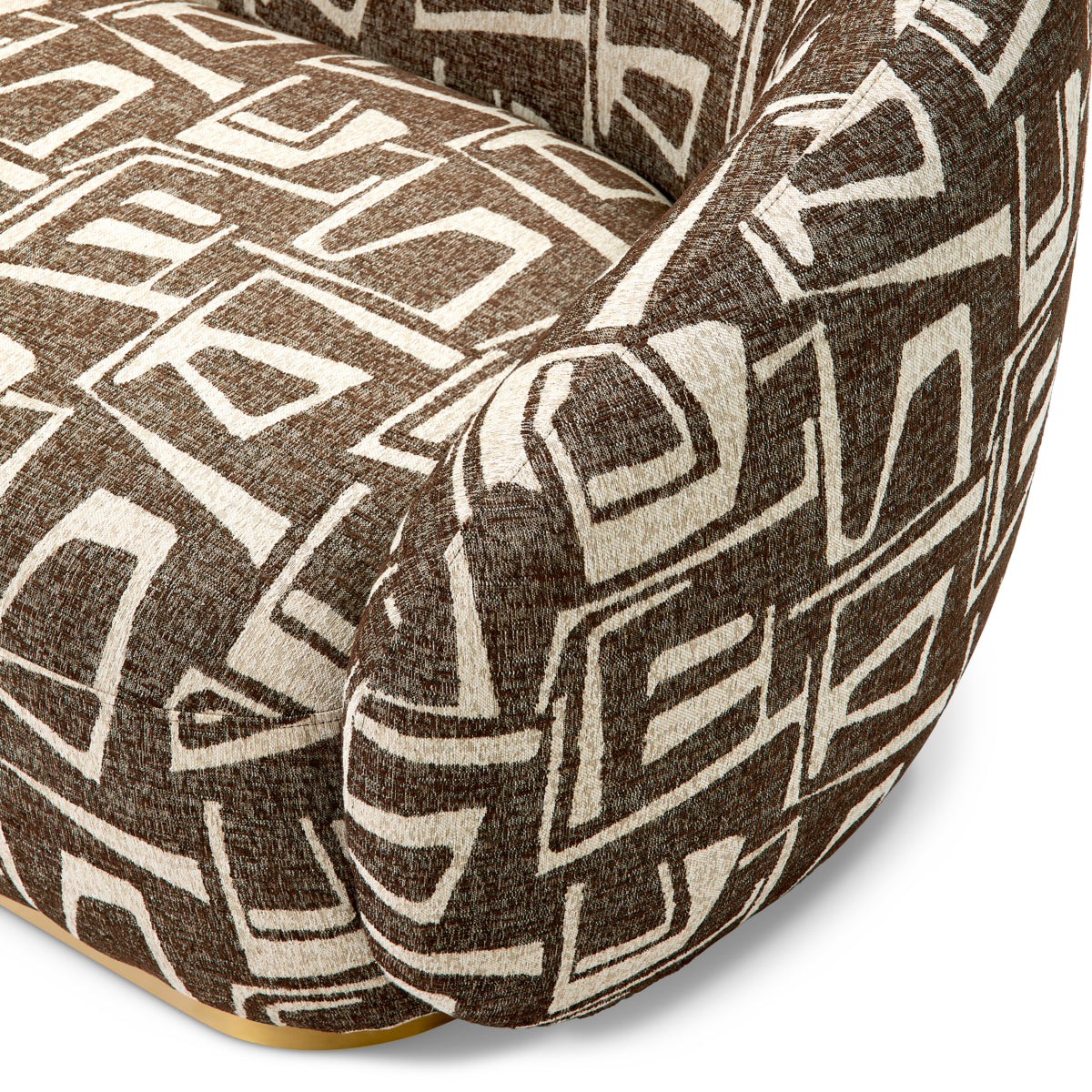 Brass Base Upholstered Sofa Brice | B | Eichholtz Miami