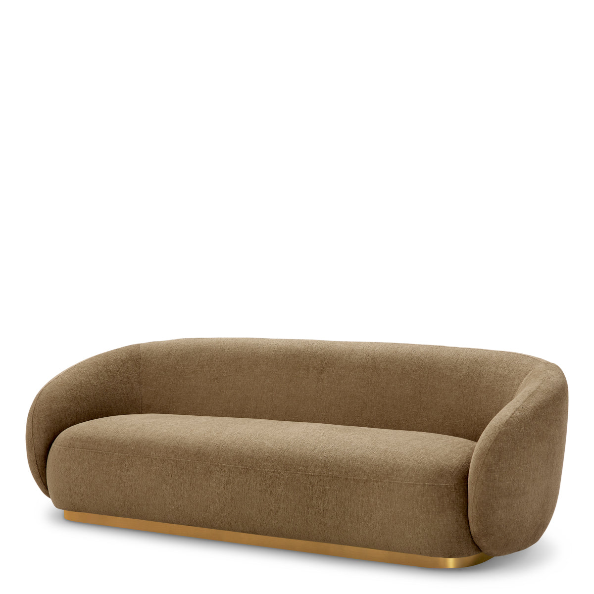 Brass Base Upholstered Sofa Brice | A | Eichholtz Miami