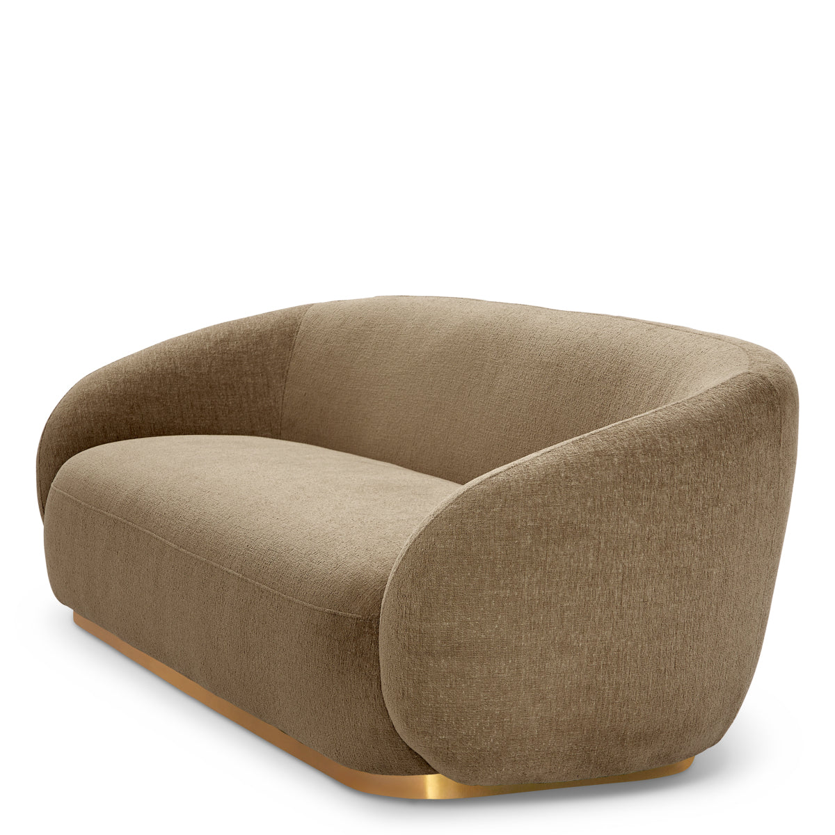 Brass Base Upholstered Sofa Brice | A | Eichholtz Miami