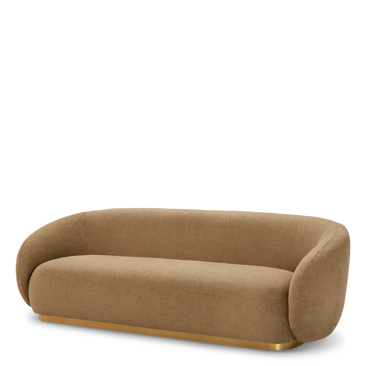 Brass Base Upholstered Sofa Brice | A | Eichholtz Miami