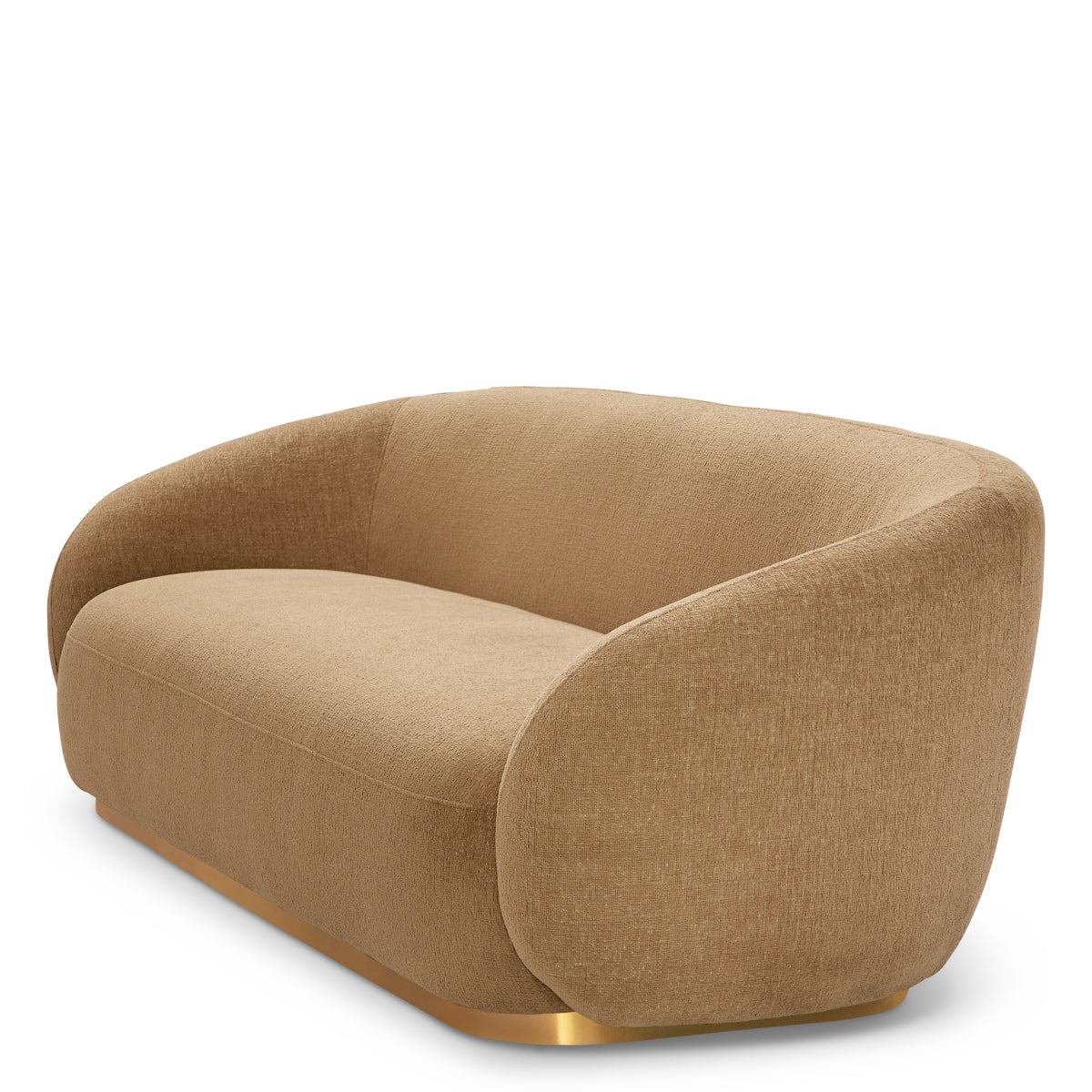 Brass Base Upholstered Sofa Brice | A | Eichholtz Miami