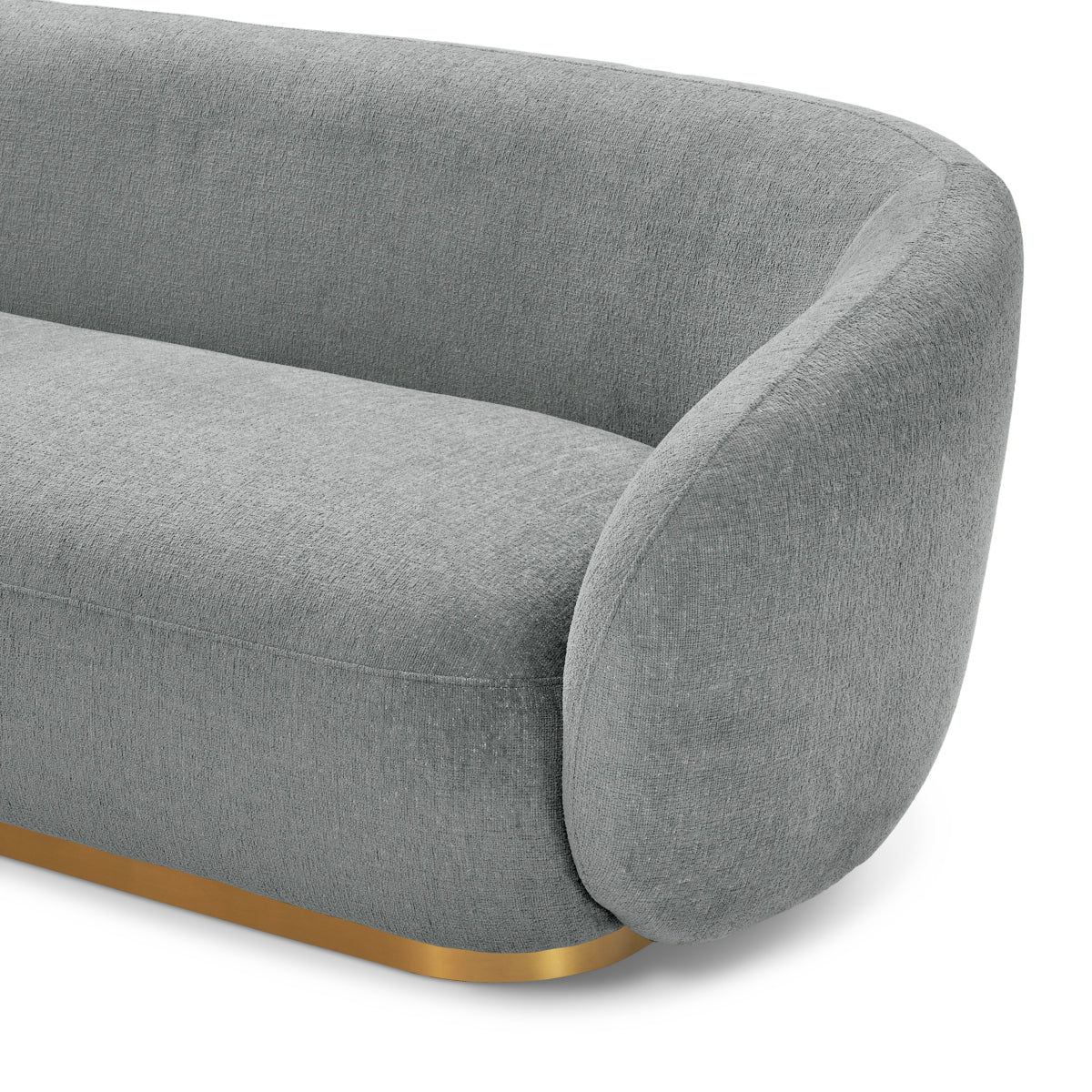 Brass Base Upholstered Sofa Brice | A | Eichholtz Miami