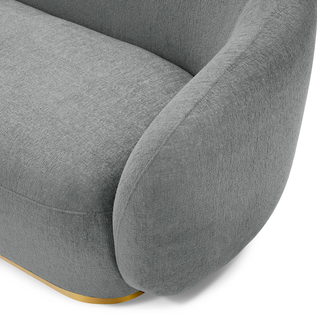 Brass Base Upholstered Sofa Brice | A | Eichholtz Miami