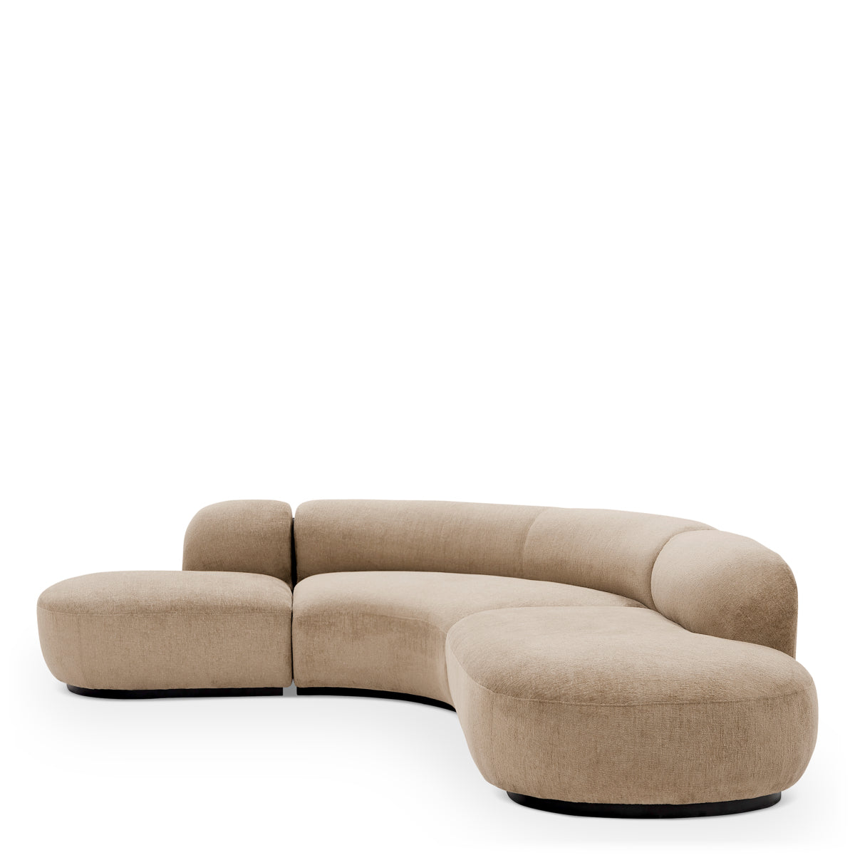 Upholstered Curved Sofa L Björn | C | Eichholtz Miami