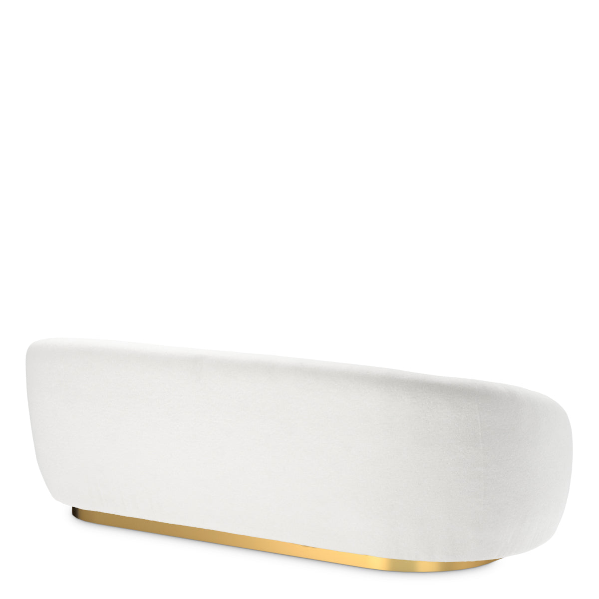Brass Base Upholstered Sofa Brice| Eichholtz Miami