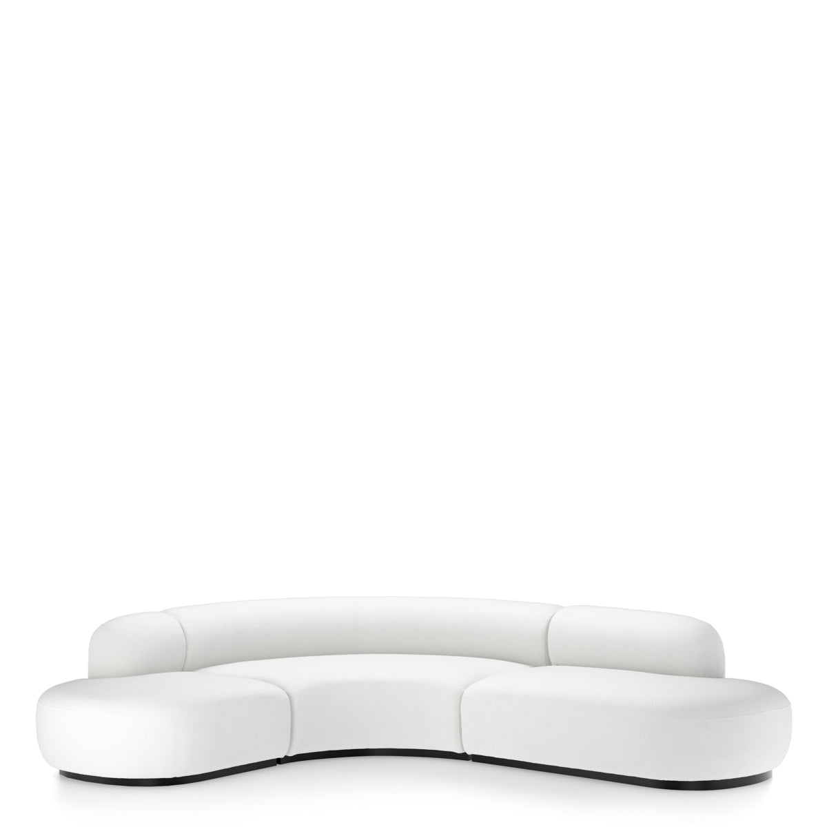 Upholstered Curved Sofa L Björn | Eichholtz Miami