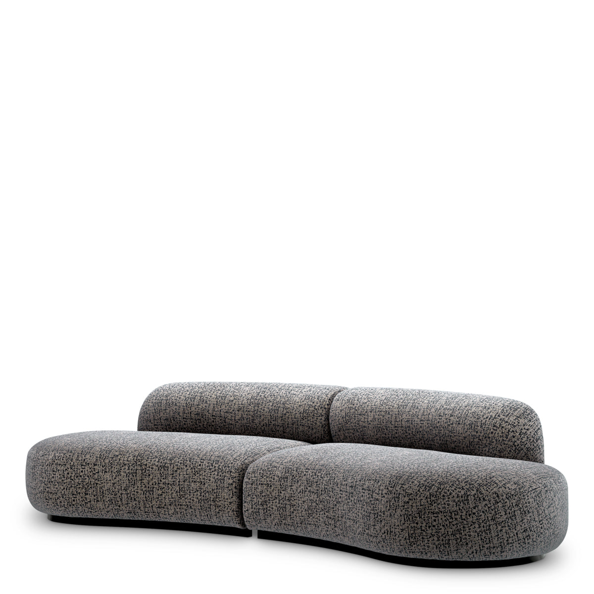 Fabric Curved Sofa S Bjorn | D